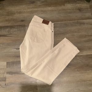 Lauren classic skinny curvy tan jeans size 12